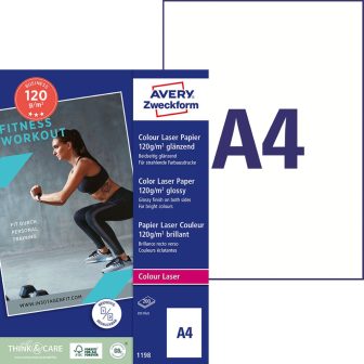 Avery Zweckform 1198 lézernyomtatóval nyomtatható kétoldalas papír