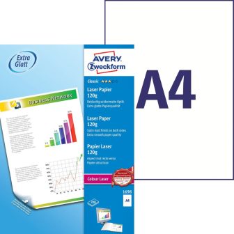 Avery Zweckform 1698 lézernyomtatóval nyomtatható kétoldalas papír