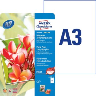 Avery Zweckform 2480-10 tintasugaras nyomtatóval nyomtatható prémium minőségű egyoldalas fotópapír