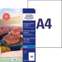 Avery Zweckform 2482-20 tintasugaras nyomtatóval nyomtatható prémium minőségű egyoldalas fotópapír