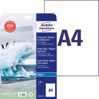 Avery Zweckform 2556-20 tintasugaras nyomtatóval nyomtatható prémium minőségű egyoldalas fotópapír