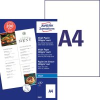 Avery Zweckform 2681 tintasugaras nyomtatóval nyomtatható egyoldalas papír
