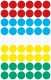 Avery Zweckform 3088 vegyes színű öntapadós jelölő címke