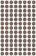 Avery Zweckform 3110 barna színű öntapadós jelölő címke
