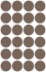 Avery Zweckform 3116 barna színű öntapadós jelölő címke