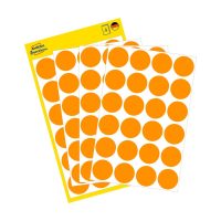 Avery Zweckform 3173 neon narancssárga színű öntapadós jelölő címke