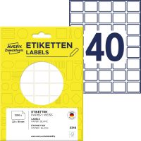 Avery Zweckform 3318 kézzel írható öntapadós etikett címke