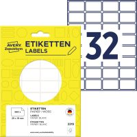 Avery Zweckform 3319 kézzel írható öntapadós etikett címke