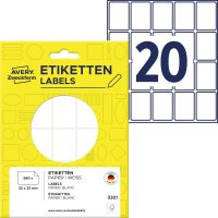 Avery Zweckform 3321 kézzel írható öntapadós etikett címke