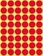 Avery Zweckform 3374 piros színű öntapadós jelölő címke