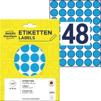 Avery Zweckform 3375 kék színű öntapadós jelölő címke