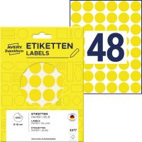 Avery Zweckform 3377 sárga színű öntapadós jelölő címke
