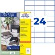 Avery Zweckform 3474-10 nyomtatható öntapadós etikett címke Avery Zweckform 3474-10 nyomtatható öntapadós etikett címke