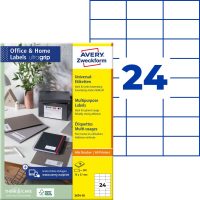 Avery Zweckform 3474-10 nyomtatható öntapadós etikett címke