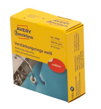 Avery Zweckform 3508 lyukerősítő gyűrű adagoló dobozban
