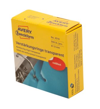 Avery Zweckform 3510 lyukerősítő gyűrű adagoló dobozban