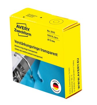 Avery Zweckform 3510 lyukerősítő gyűrű adagoló dobozban Avery Zweckform 3510 lyukerősítő gyűrű adagoló dobozban