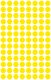 Avery Zweckform 3593 sárga színű öntapadós jelölő címke