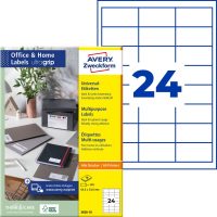 Avery Zweckform 3658-10 nyomtatható öntapadós etikett címke