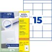 Avery Zweckform 3669-200 nyomtatható öntapadós etikett címke
