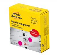 Avery Zweckform 3850 magenta színű tekercses öntapadós jelölő címke