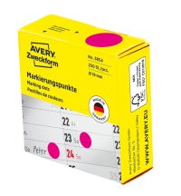 Avery Zweckform 3854 magenta színű tekercses öntapadós jelölő címke
