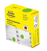 Avery Zweckform 3855 zöld színű tekercses öntapadós jelölő címke