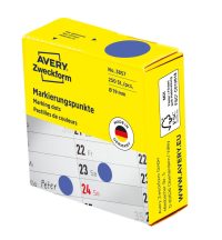 Avery Zweckform 3857 kék színű tekercses öntapadós jelölő címke
