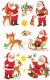 Avery Zweckform Z-Design No. 4053 karácsonyi papír matrica - Mikulás, szán és állatkák motívumokkal - kiszerelés: 3 ív / csomag (Avery Z-Design 4053)