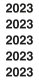 Avery Zweckform 43-223 öntapadós 2023-as évszám címke