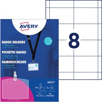 Avery Zweckform 4825 nyomtatható névtábla készlet