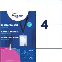 Avery Zweckform 4834 nyomtatható azonosítókártya készlet