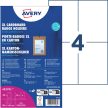 Avery Zweckform 4839XL nyomtatható azonosítókártya készlet