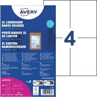 Avery Zweckform 4839XL nyomtatható azonosítókártya készlet