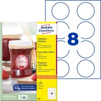 Avery Zweckform 5081 kör alakú nyomtatható öntapadós etikett címke