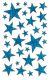 Avery Zweckform Z-Design No. 52259 karácsonyi fólia matrica - kék színű csillagok mintával - kiszerelés: 1 ív / csomag (Avery Z-Design 52259)