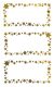 Avery Zweckform Z-Design No. 52622 karácsonyi aranyozott papír matrica - arany keretes díszes ajándékkísérő - kiszerelés: 2 ív / csomag (Avery Z-Design 52622)