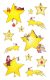 Avery Zweckform Z-Design No. 52872 öntapadó karácsonyi papír matrica - csillagok motívumokkal - kiszerelés: 2 ív / csomag (Avery Z-Design 52872)