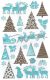 Avery Zweckform Z-Design No. 52874 öntapadó karácsonyi fólia matrica - rénszarvas, szán, fenyő motívumokkal - kiszerelés: 1 ív / csomag (Avery Z-Design 52874)