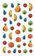 Avery Zweckform Z-Design No. 53247 öntapadó papír matrica - vidám gyümölcsök képekkel - kiszerelés: 3 ív / csomag (Avery Z-Design 53247)