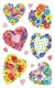 Avery Zweckform Z-Design No. 54486 öntapadó papír matrica - virágból készült szívek motívumokkal - kiszerelés: 2 ív / csomag (Avery Z-Design 54486)