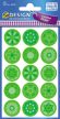   Avery Zweckform Z-Design No. 55597 öntapadó papír matrica - zöld virágok képekkel - kiszerelés: 2 ív / csomag (Avery Z-Design 55597)