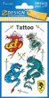   Avery Zweckform Z-Design No. 56404 öntapadó tetoválás matrica - sárkányok és kardok motívumokkal - kiszerelés: 1 ív / csomag (Avery Z-Design 56404)