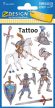   Avery Zweckform Z-Design No. 56739 öntapadó tetoválás matrica - középkori lovagok motívumokkal - kiszerelés: 1 ív / csomag (Avery Z-Design 56739)