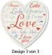 Avery Zweckform Z-Design No. 56813 öntapadó dekorációs matrica - szerelem motívumokkal - kiszerelés: 1 tekercs, 50 darab matrica / doboz (Avery Z-Design 56813)