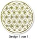 Avery Zweckform Z-Design No. 56817 öntapadó dekorációs matrica - életfa és virág motívumokkal - kiszerelés: 1 tekercs, 50 darab matrica / doboz (Avery Z-Design 56817)