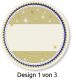 Avery Zweckform Z-Design No. 56829 öntapadó karácsonyi ajándékkísérő matrica - jégcsillag motívumokkal - kiszerelés: 1 tekercs, 50 darab matrica / doboz (Avery Z-Design 56829)