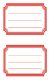 Avery Zweckform Z-Design No. 59686 öntapadó füzet matrica - piros színű kerettel - kiszerelés: 6 ív / csomag (Avery Z-Design 59686)