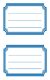 Avery Zweckform Z-Design No. 59687 öntapadó füzet matrica - kék színű kerettel - kiszerelés: 6 ív / csomag (Avery Z-Design 59687)