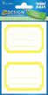   Avery Zweckform Z-Design No. 59689 öntapadó füzet matrica - sárga színű kerettel - kiszerelés: 6 ív / csomag (Avery Z-Design 59689)